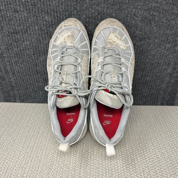 Nike Air Max 98 Supreme Snakeskin Gray Beige Athletic Shoes Mens 11.5 844694-100 main image 6